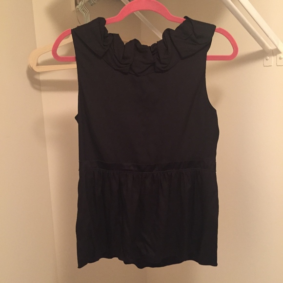 Rebecca Taylor Silk V- Neck Ruffle Top - Picture 13 of 14